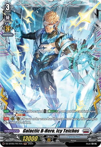 Galactic B-Hero, Icy Teichos (DZ-BT05/FR17EN) [Omniscient Awakening]