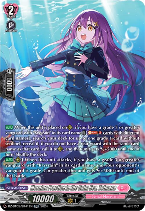 Morning Practice in the Calm Sea, Tolmana (DZ-BT05/SR41EN) [Omniscient Awakening]