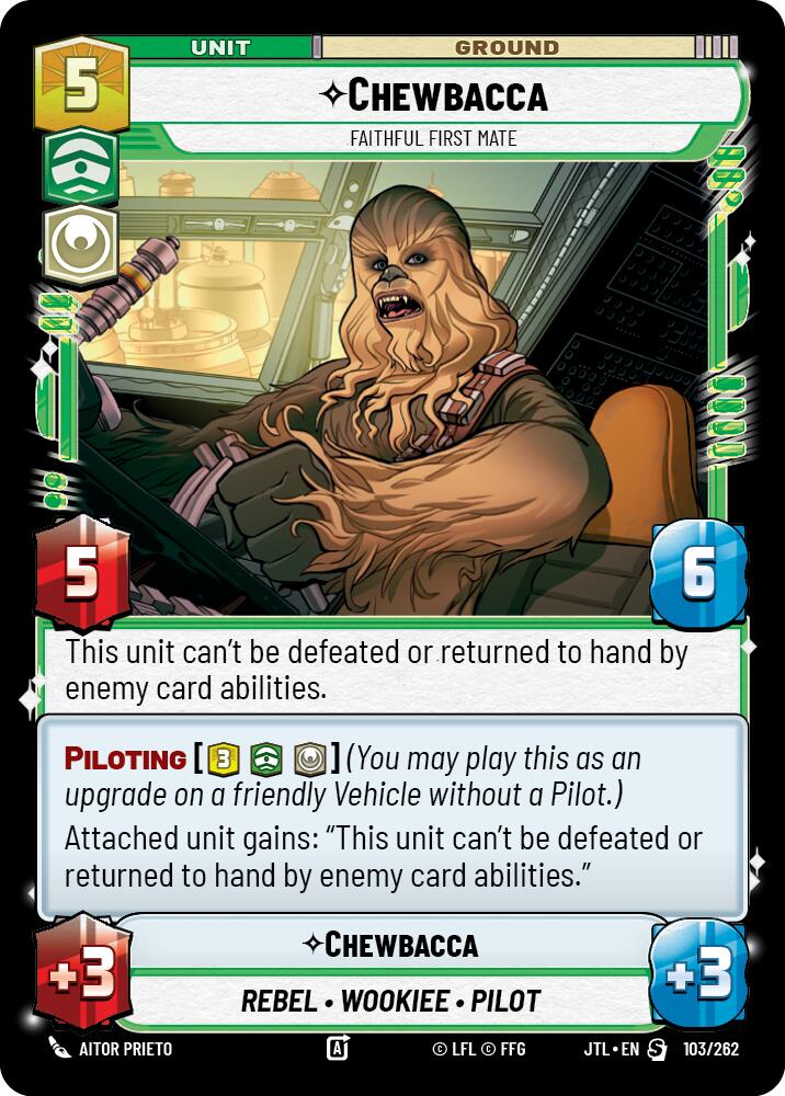 Chewbacca - Faithful First Mate (103/262) (103/257) [Jump to Lightspeed]