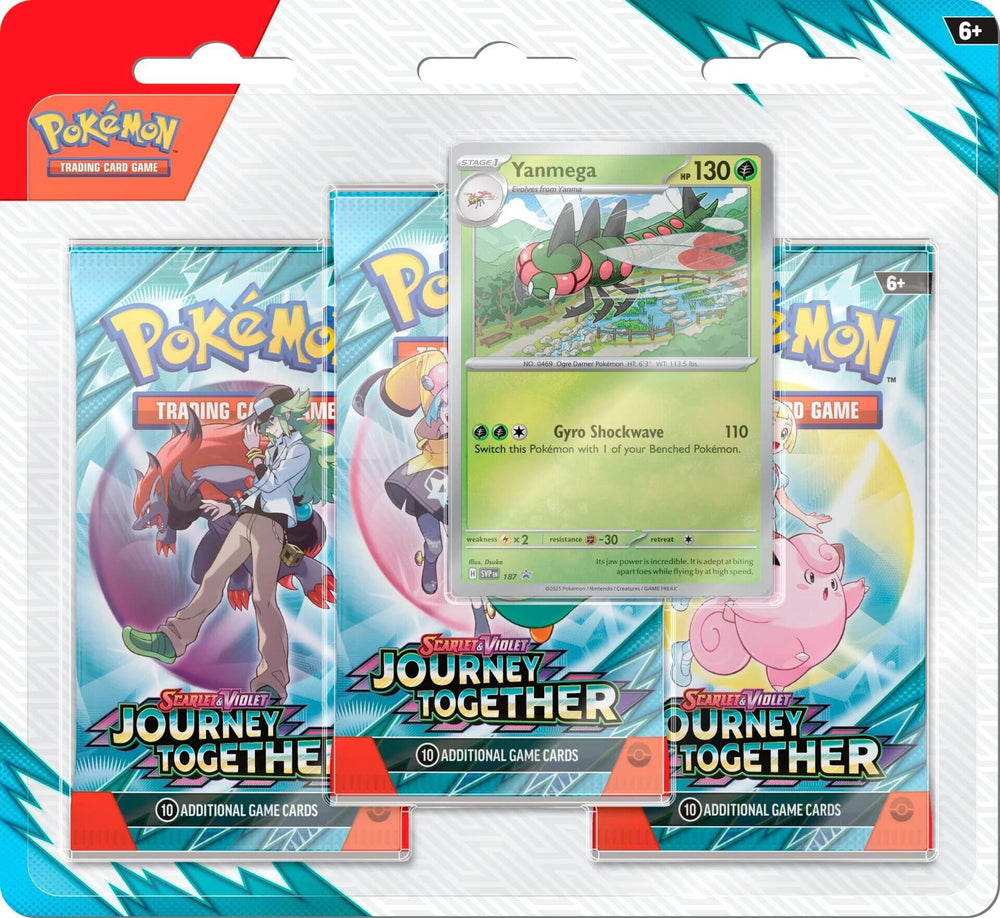 Pokemon Scarlet & Violet Journey Together Yanmega 3 Pack Blister