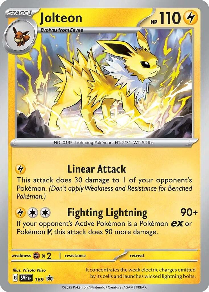 Jolteon (SVP169) [Scarlet & Violet: Black Star Promos]