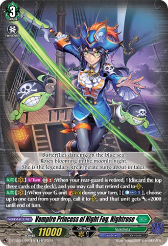 Vampire Princess of Night Fog, Nightrose (DZ-SS03/001EN) [Stride Deckset -Nightrose-]