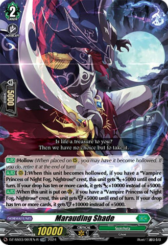 Marauding Shade (TDR) (DZ-SS03/007EN-R) [Stride Deckset -Nightrose-]