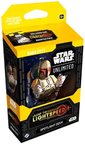 Star Wars: Unlimited Jump to Lightspeed Boba Fett Spotlight Deck