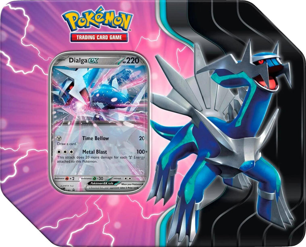 Pokemon TCG Azure Legends Dialga ex Tin