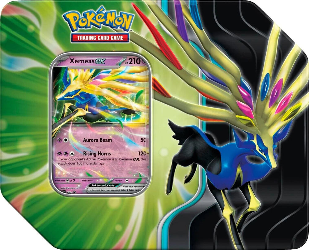 Pokemon TCG Azure Legends Xerneas ex Tin