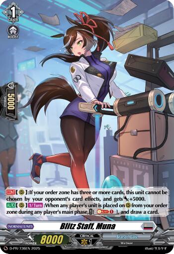 Blitz Staff, Muna (Foil) (D-PR/736EN) [D Promo Cards]