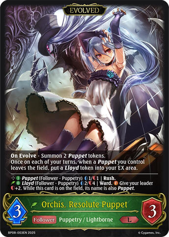 Orchis, Resolute Puppet // Orchis, Vengeful Puppet (BP08-003EN) [Alterchaotica]