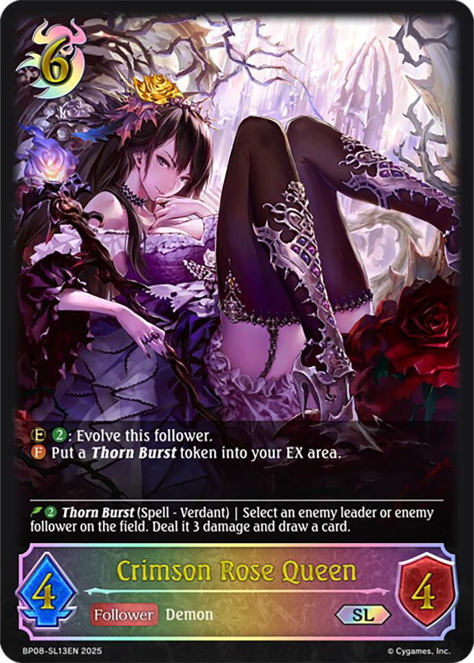 Crimson Rose Queen (BP08-SL13EN) [Alterchaotica]