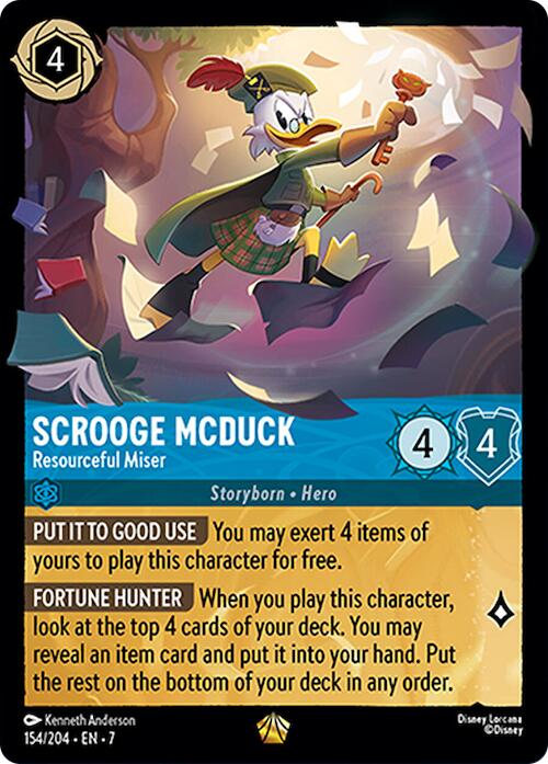 Scrooge McDuck - Resourceful Miser (154/204) [Archazia's Island]