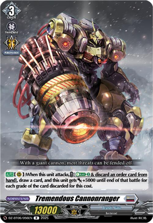 Tremendous Cannonranger (DZ-BT06/056EN) [Generation Dragenesis]