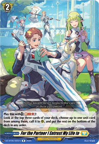 For the Partner I Entrust My Life to (DZ-BT06/065EN) [Generation Dragenesis]