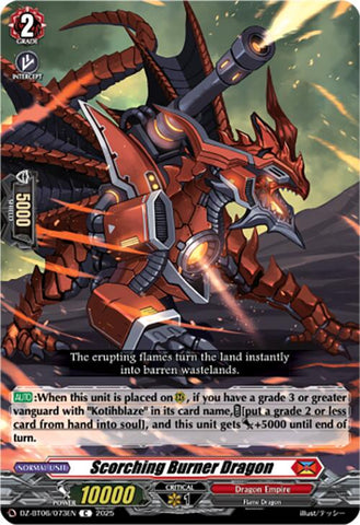 Scorching Burner Dragon (DZ-BT06/073EN) [Generation Dragenesis]