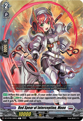 Red Spear of Interception, Muon (DZ-BT06/086EN) [Generation Dragenesis]