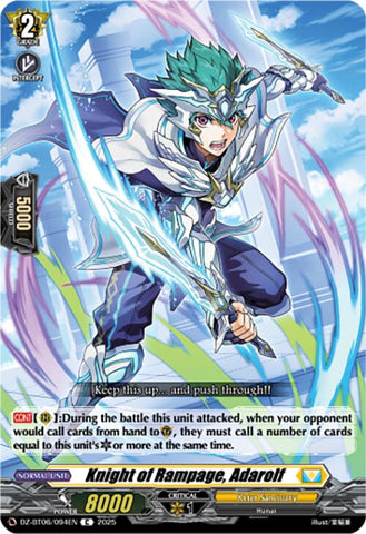 Knight of Rampage, Adarolf (DZ-BT06/094EN) [Generation Dragenesis]