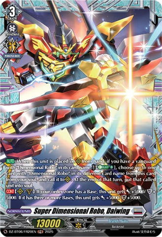 Super Dimensional Robo, Daiwing (DZ-BT06/FR20EN) [Generation Dragenesis]