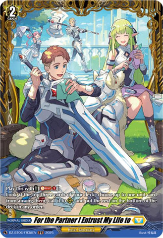 For the Partner I Entrust My Life to (DZ-BT06/FR38EN) [Generation Dragenesis]
