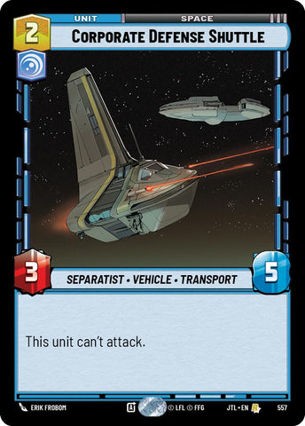Corporate Defense Shuttle (557) (557) [Jump to Lightspeed]