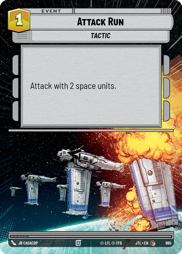 Attack Run (995) (Hyperspace Foil) (995) [Jump to Lightspeed]