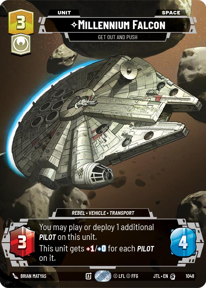 Millennium Falcon - Get Out And Push (1048) (Prestige) (1048) [Jump to Lightspeed]