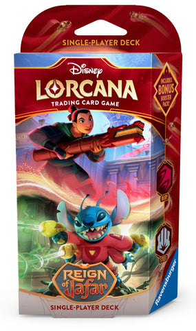 Lorcana Reign of Jafar Ruby & Steel Starter Deck