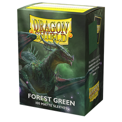 Dragon Shield: Standard 100ct Card Sleeves, Forest Green Matte