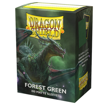 Dragon Shield: Standard 100ct Card Sleeves, Forest Green Matte