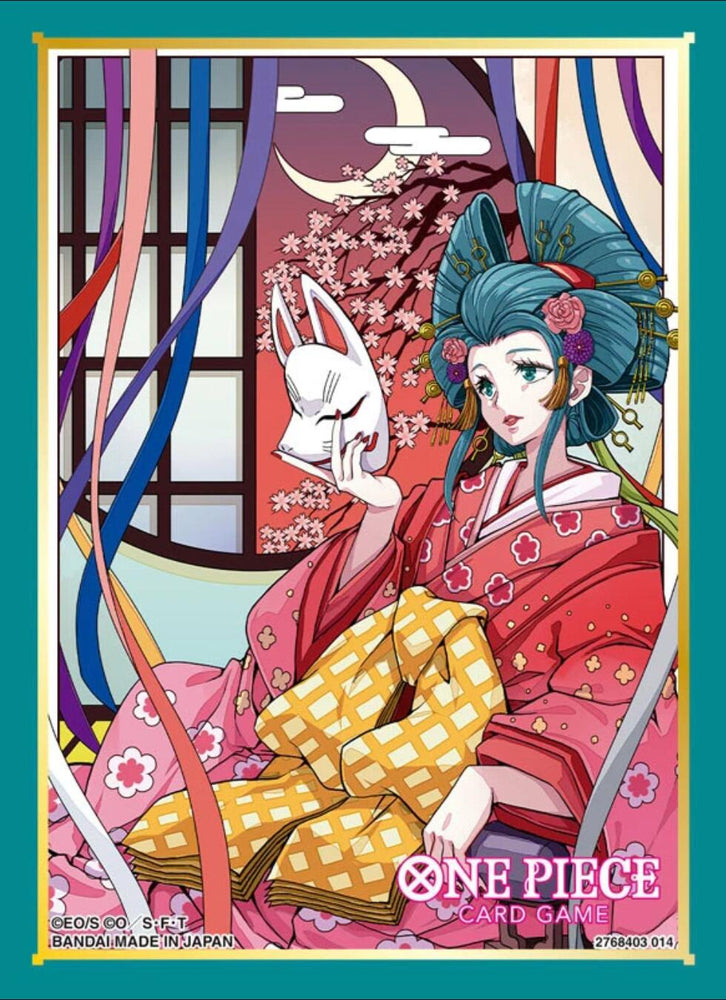 One Piece TCG Kouzuki Hiyori Official Bandai 70ct Card Sleeves