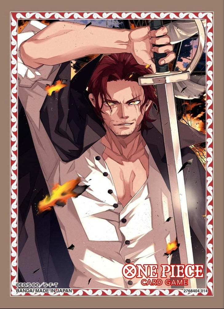 One Piece TCG Shanks Official Bandai 70ct Card Sleeves
