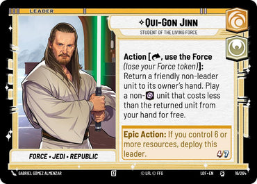 Qui-Gon Jinn - Student of the Living Force (016/264) (016/264) [Legends of the Force]