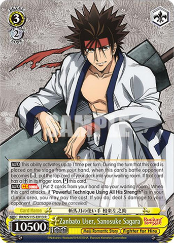 Zanbato User, Sanosuke Sagara (RKN/S115-E013 R) [Rurouni Kenshin]