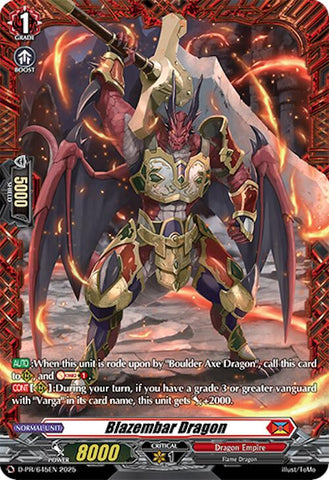 Blazembar Dragon (D-PR/645EN) [D Promo Cards]