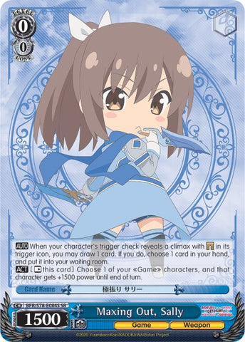 Maxing Out, Sally (BFR/S78-E084S SR) [BOFURI: I Don't Want to Get Hurt, so I'll Max Out My Defense]