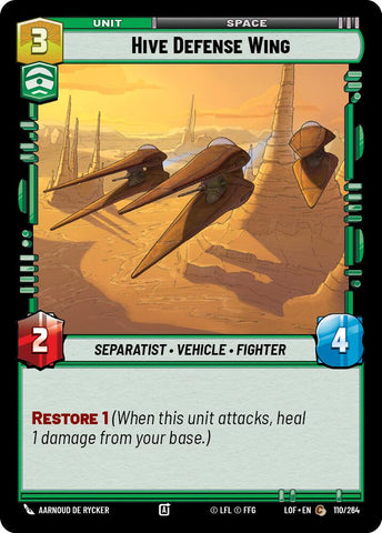 Hive Defense Wing (110/264) (110/264) [Legends of the Force]