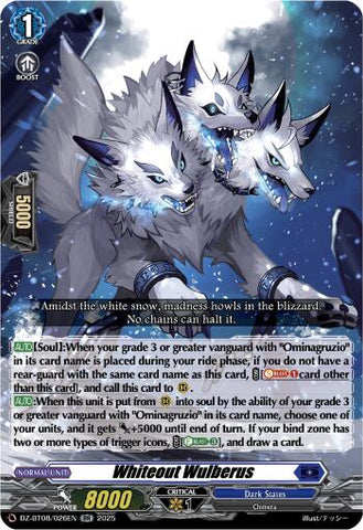 Whiteout Wolfberus (DZ-BT08/026EN) [Knights 0f Rebirth]