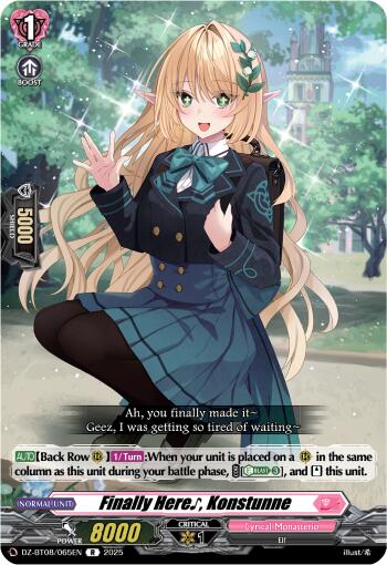 It's Finally Here~ Konstunne (DZ-BT08/065EN) [Knights 0f Rebirth]