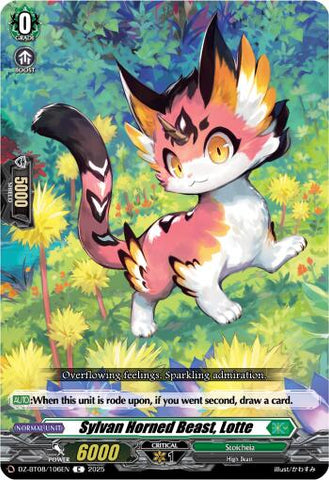 Sylvan Horned Beast, Lotte (DZ-BT08/106EN) [Knights 0f Rebirth]
