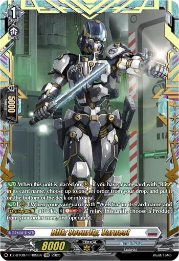 Blitz Security, Varnest (DZ-BT08/FFR09EN) [Knights 0f Rebirth]
