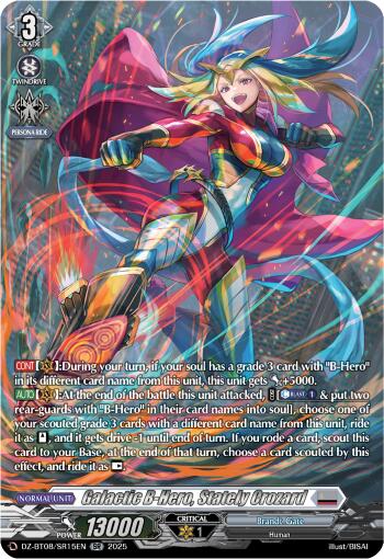 Galatic B-Hero, Stately Crozard (DZ-BT08/SR15EN) [Knights 0f Rebirth]