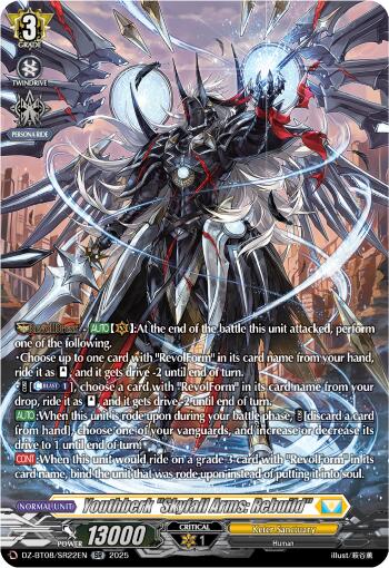 Youthberk "Skyfall Arms: Rebuild" (DZ-BT08/SR22EN) [Knights 0f Rebirth]