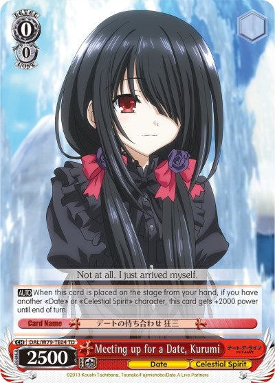 Meeting up for a Date, Kurumi (DAL/W79-TE04 TD) [Date A Live]