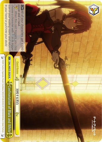 Confrontation of Black and White (DAL/WE33-E024 R) (Parallel Foil) [Date A Bullet]