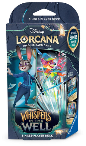Disney Lorcana Whispers in the Well Starter Deck (Sapphire & Steel)