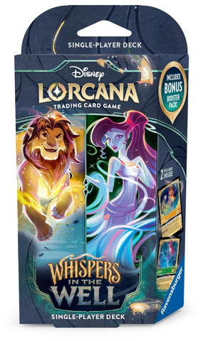 Disney Lorcana Whispers in the Well Starter Deck (Amber & Emerald)