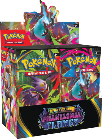 Pokemon Mega Evolution Phantasmal Flames Booster Box [ME02]