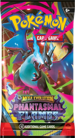 Pokemon Mega Evolution Phantasmal Flames Booster Pack [ME02]