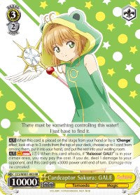 Cardcaptor Sakura: GALE (CCS/WX01-003 RR) [Cardcaptor Sakura: Clear Card]