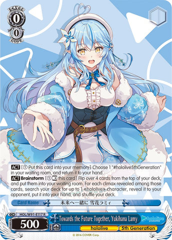 Towards the Future Together, Yukihana Lamy (HOL/W91-E117 R) [hololive production]