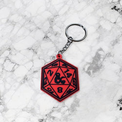 Dungeons & Dragons Dice Logo Keychain