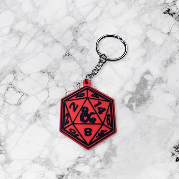 Dungeons & Dragons Dice Logo Keychain
